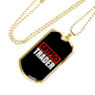 Crypto Trader Crypto Necklace Stainless Steel or 18k Gold Dog Tag 24" Chain-Express Your Love Gifts