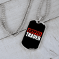 Crypto Trader Crypto Necklace Stainless Steel or 18k Gold Dog Tag 24" Chain-Express Your Love Gifts