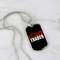 Crypto Trader Crypto Necklace Stainless Steel or 18k Gold Dog Tag 24" Chain-Express Your Love Gifts