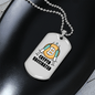 Crypto Vaccine Crypto Necklace Stainless Steel or 18k Gold Dog Tag 24" Chain-Express Your Love Gifts