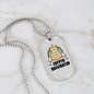 Crypto Vaccine Crypto Necklace Stainless Steel or 18k Gold Dog Tag 24" Chain-Express Your Love Gifts