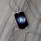 Cryptocom Coin (CRO) Crypto Necklace Stainless Steel or 18k Gold Dog Tag 24" Chain-Express Your Love Gifts