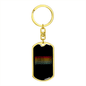 Cryptocurrency Crypto Keychain Stainless Steel or 18k Gold Dog Tag Keyring-Express Your Love Gifts