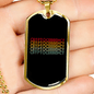 Cryptocurrency Crypto Necklace Stainless Steel or 18k Gold Dog Tag 24" Chain-Express Your Love Gifts