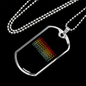 Cryptocurrency Crypto Necklace Stainless Steel or 18k Gold Dog Tag 24" Chain-Express Your Love Gifts