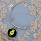 Cute Avocado Cat Bracelet Stainless Steel or 18k Gold Circle Bangle-Express Your Love Gifts