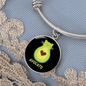 Cute Avocado Cat Bracelet Stainless Steel or 18k Gold Circle Bangle-Express Your Love Gifts