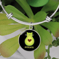 Cute Avocado Cat Bracelet Stainless Steel or 18k Gold Circle Bangle-Express Your Love Gifts