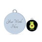 Cute Avocado Cat Bracelet Stainless Steel or 18k Gold Circle Bangle-Express Your Love Gifts