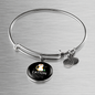 Cute Cat Caption Bracelet Stainless Steel or 18k Gold Circle Bangle-Express Your Love Gifts