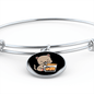 Cute Cat Drinking Bracelet Stainless Steel or 18k Gold Circle Bangle-Express Your Love Gifts