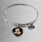 Cute Cat Drinking Bracelet Stainless Steel or 18k Gold Circle Bangle-Express Your Love Gifts