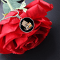 Cute Cat Drinking Circle Necklace Stainless Steel or 18k Gold 18-22"-Express Your Love Gifts
