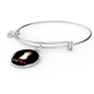 Cute Cat Mom Bracelet Stainless Steel or 18k Gold Circle Bangle-Express Your Love Gifts