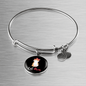 Cute Cat Mom Bracelet Stainless Steel or 18k Gold Circle Bangle-Express Your Love Gifts