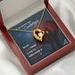 Cute Enough to Stop Healthcare Medical Worker Nurse Appreciation Gift Forever Necklace w Message Card-Express Your Love Gifts