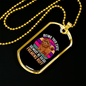 Cute Freaking Ruff Necklace Stainless Steel or 18k Gold Dog Tag 24" Chain-Express Your Love Gifts