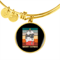 Cute Merry Catmas Bracelet Stainless Steel or 18k Gold Circle Bangle-Express Your Love Gifts