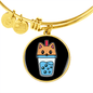 Cute Milktea Cat Bracelet Stainless Steel or 18k Gold Circle Bangle-Express Your Love Gifts