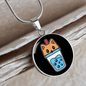 Cute Milktea Cat Circle Necklace Stainless Steel or 18k Gold 18-22"-Express Your Love Gifts