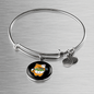 Cute Orange Cat Bracelet Stainless Steel or 18k Gold Circle Bangle-Express Your Love Gifts