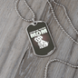 Cute White Dog Mom Necklace Stainless Steel or 18k Gold Dog Tag 24" Chain-Express Your Love Gifts