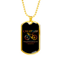 Cycopath Cycling Necklace Stainless Steel or 18k Gold Dog Tag 24"-Express Your Love Gifts