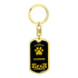 Dachshund Keychain Stainless Steel or 18k Gold-Express Your Love Gifts