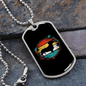 Dachshund Necklace Stainless Steel or 18k Gold Dog Tag 24" Chain-Express Your Love Gifts