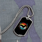 Dachshund Necklace Stainless Steel or 18k Gold Dog Tag 24" Chain-Express Your Love Gifts
