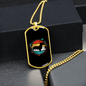 Dachshund Necklace Stainless Steel or 18k Gold Dog Tag 24" Chain-Express Your Love Gifts