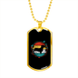 Dachshund Necklace Stainless Steel or 18k Gold Dog Tag 24" Chain-Express Your Love Gifts