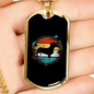 Dachshund Necklace Stainless Steel or 18k Gold Dog Tag 24" Chain-Express Your Love Gifts