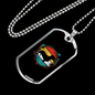 Dachshund Necklace Stainless Steel or 18k Gold Dog Tag 24" Chain-Express Your Love Gifts