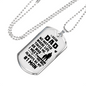 Dad Always #1 Man Necklace Stainless Steel or 18k Gold Dog Tag 24" Chain-Express Your Love Gifts