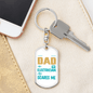 Dad Electrician ScAres Me Swivel Keychain Dog Tag Stainless Steel or 18k Gold-Express Your Love Gifts