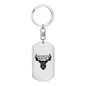 Dad Favorite Hunting Buddy Keychain Stainless Steel or 18k Gold Dog Tag Keyring-Express Your Love Gifts