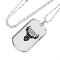 Dad Favorite Hunting Buddy Necklace Stainless Steel or 18k Gold Dog Tag 24" Chain-Express Your Love Gifts