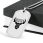 Dad Favorite Hunting Buddy Necklace Stainless Steel or 18k Gold Dog Tag 24" Chain-Express Your Love Gifts