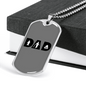 Dad Fighting Firefighter Gift Stainless Steel or 18k Gold Dog Tag 24" Chain-Express Your Love Gifts