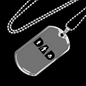 Dad Fighting Firefighter Gift Stainless Steel or 18k Gold Dog Tag 24" Chain-Express Your Love Gifts