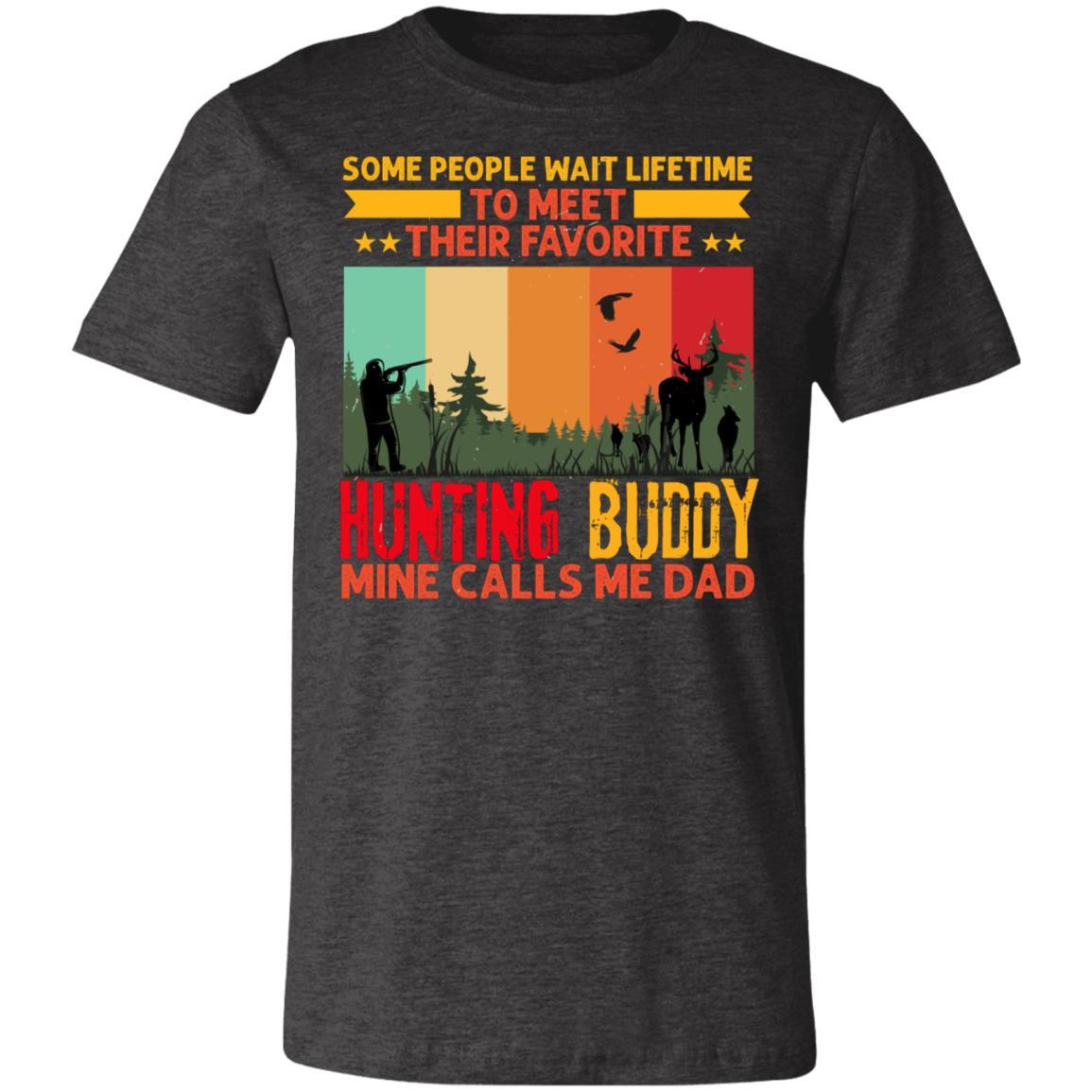 Dad Hunting Buddy Hunter Gift T-Shirt-Express Your Love Gifts