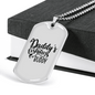 Dad'S Fishing Buddy Necklace Stainless Steel or 18k Gold Dog Tag 24" Chain-Express Your Love Gifts