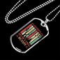 Daddy'D Hunting Buddy Necklace Stainless Steel or 18k Gold Dog Tag 24" Chain-Express Your Love Gifts