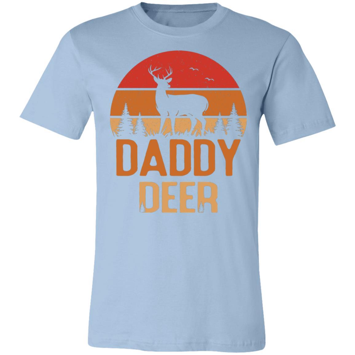 Daddy Deer Antlers Hunter Gift T-Shirt-Express Your Love Gifts