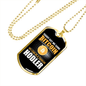 Daddy Get Some Bit Coin Crypto Necklace Stainless Steel or 18k Gold Dog Tag 24" Chain-Express Your Love Gifts