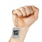 Daddy Is My Hero Police Necklace Stainless Steel or 18k Gold Dog Tag 24"-Express Your Love Gifts