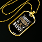 Daddy'S Hunting Buddy Deer & Guns Necklace Stainless Steel or 18k Gold Dog Tag 24" Chain-Express Your Love Gifts