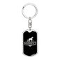 Daddy'S Hunting Buddy Dog Keychain Stainless Steel or 18k Gold Dog Tag Keyring-Express Your Love Gifts