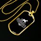 Daddy'S Hunting Buddy Dog Necklace Stainless Steel or 18k Gold Dog Tag 24" Chain-Express Your Love Gifts
